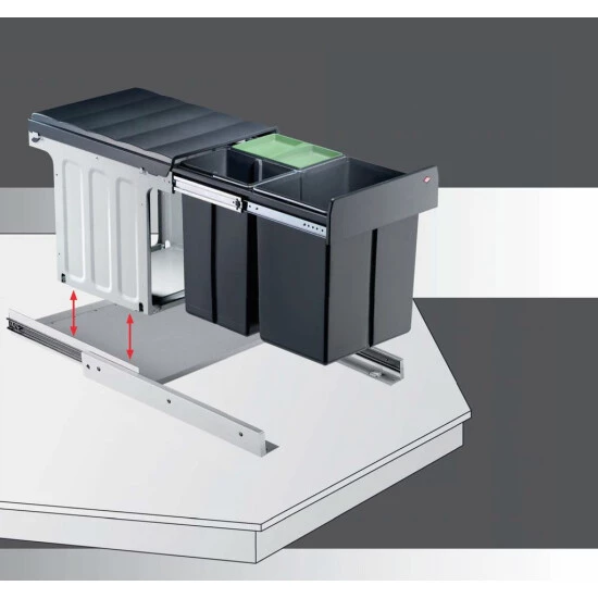 Top 10 😉 Naber Rollwagen DS. Abfallsammler, Weiß. - Mülleimer ⌛ – Bild 2