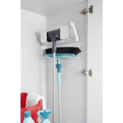 Neu ⌛ Naber Tidy Besen-/Wischerhalter, Schrankausstattung, Weiß 🎁