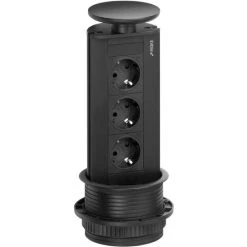 Budget 🛒 NABER CON-AKTIV® Evoline® Port 1 Steckdosenelement / Schwarz 🎁