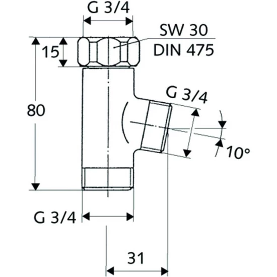 Großhandel 🌟 Naber T-Stück, Chrom - Montagematerial 🔔 – Bild 5
