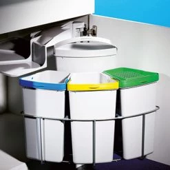 Angebote 🧨 Naber Cabbi 4 Plus. Abfallsammler, Hellgrau. - Mülleimer 🤩