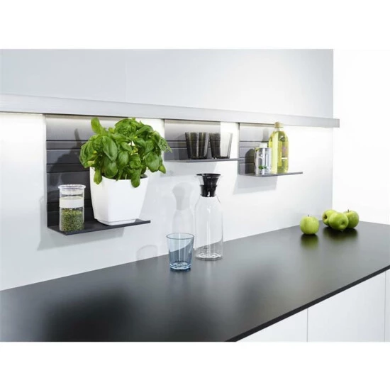 Rabatt ❤️ Naber, Linero MosaiQ Hakenleiste 2. 6-fach, Graphit Schwarz - Relingsysteme 🤩 – Bild 6