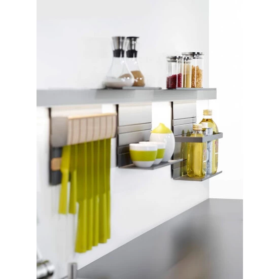 Top 10 ✔️ Naber, Linero MosaiQ Obere Ablage Schmal. Von Oben Einzuhängen, Graphit Schwarz - Relingsysteme 🌟 – Bild 2