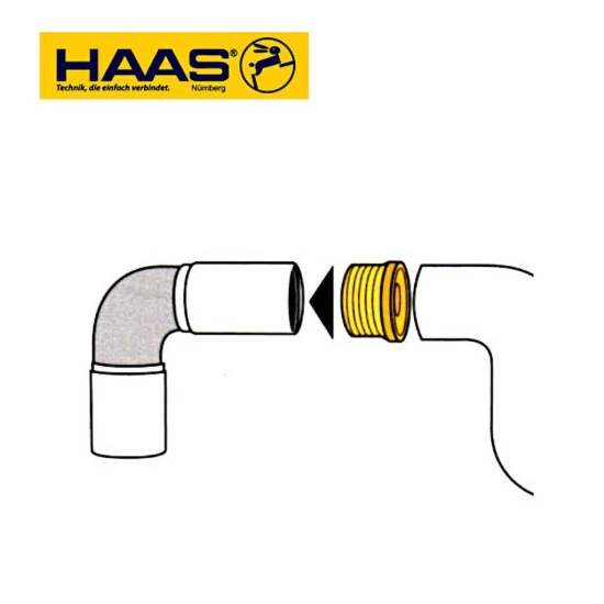 Großhandel 🎉 Naber Gummimanschette Für Anschlussrohre, Für 1 1/2', Schwarz DN 50 40 - Montagematerial 🔥 – Bild 3