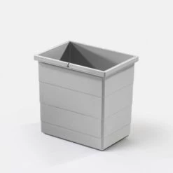 Bestpreis 😀 Naber Ersatzeimer, Hellgrau. (18 Liter) - Mülleimer ✨