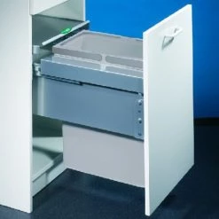 Bestes Angebot 👏 Naber, Cox® Base 2T 400-1. Abfallsammler, Hellgrau, Höhe 460 Mm - Mülleimer ❤️