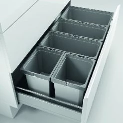 Besorgen 🛒 Naber Cox® Box 1T 1000-5. Abfallsammler, Hellgrau. - Mülleimer ⭐