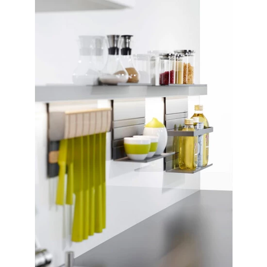 Bestpreis 😍 Naber, Linero MosaiQ Obere Ablage Schmal. Von Oben Einzuhängen, Titan Grau - Relingsysteme 🤩 – Bild 6