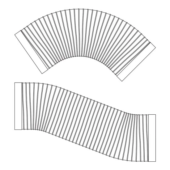 Top 10 💯 NABER SF-VRO Flex 150 Flexibel / Flachkanalrohr / Länge: 1 M / Aluminium / 150er Flachkanal (4061002 🤩 – Bild 2