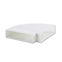 Neu 🥰 Flachkanalbogen 125erF Naber 4021043 90° Horizontal Einseitige Muffe Für 218x55mm Belüftungstechnik 🔥